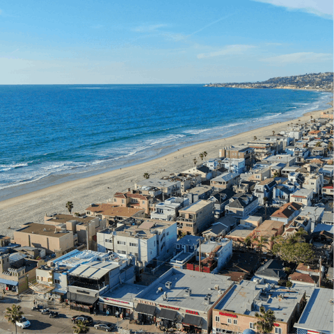 Head to the sandy beaches of Mission Bay