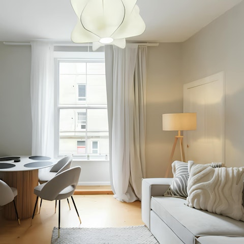 Savour cosy evenings at home or walk to a local restaurant