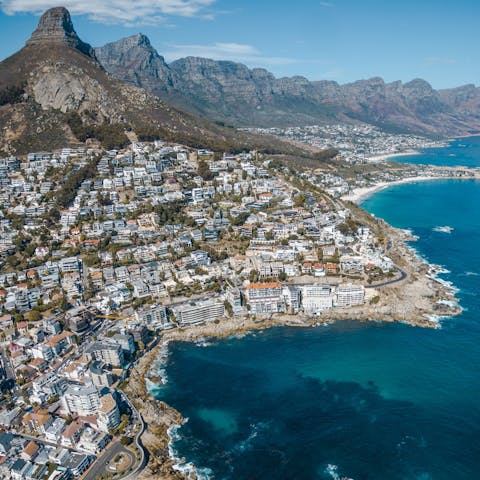 Have a stroll along nearby Long Street, or drive ten minutes to Table Mountain