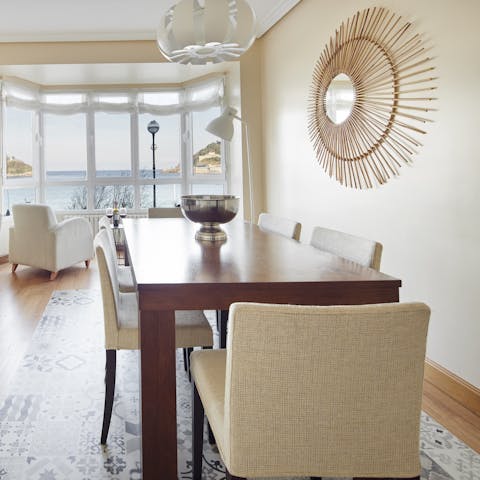 Gather around the table to share some local deli dishes