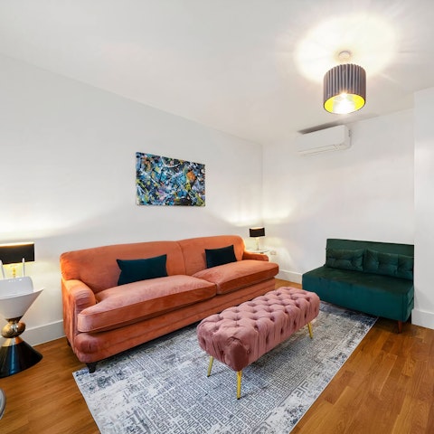 Find the perfect spot to switch off and relax in the living room