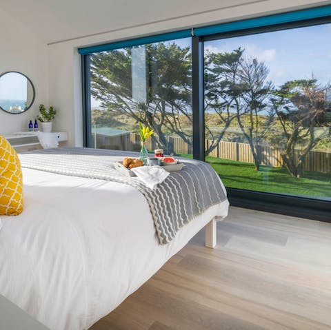 Enjoy the idyllic views whilst relaxing in the bedroom