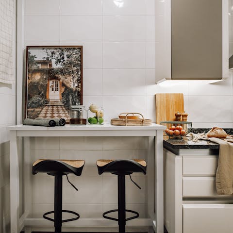 Sneak a few Panellets in to enjoy with coffee as you're cooking dinner