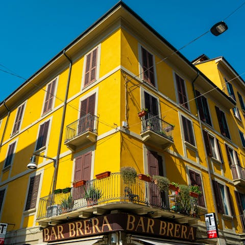 Wander around the artsy Brera district, 20-minute tube ride away