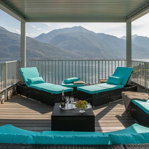 Make sundowners on the private terrace your new ritual