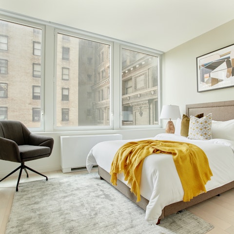 Wake up to wonderful views of the city