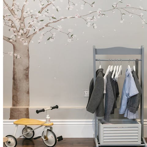 Let the kids enjoy the playroom