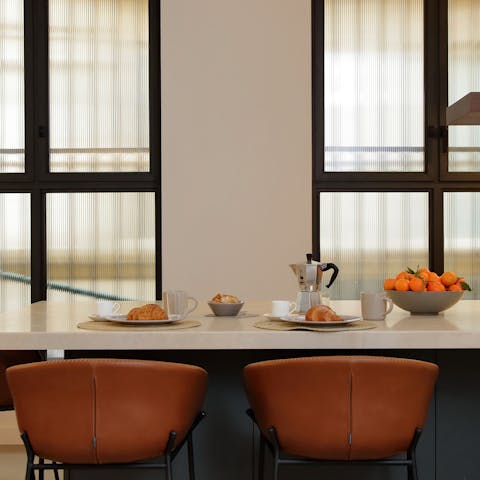 Fuel up for sightseeing with an Italian-style breakfast