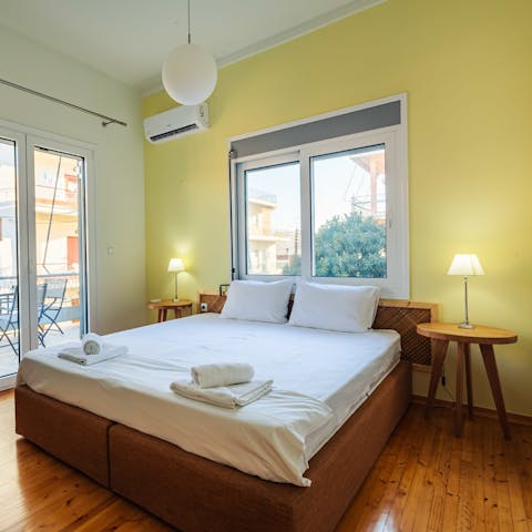 Beat the heat with a midday nap in your air-conditioned bedroom
