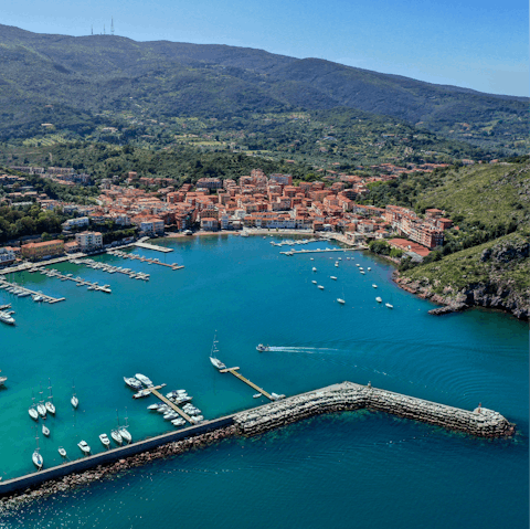 Explore the beautiful historic village of Porto Ercole