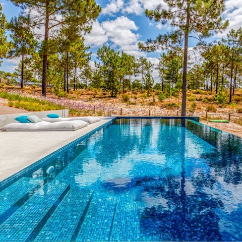 Feel refreshed after a leisurely swim in the pool