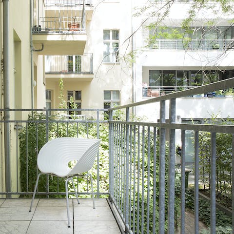 Enjoy the green natural surroundings from your private balcony
