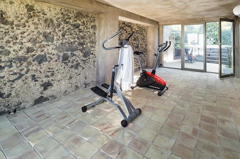 Work up a sweat in your very own gym