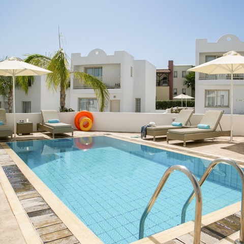 Beat the heat with a dip in your private pool