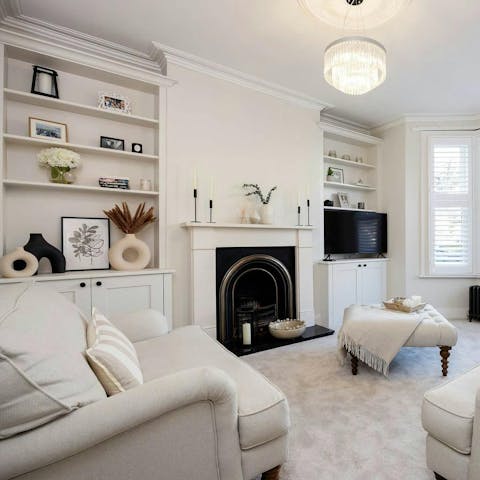 Enjoy lazy afternoon reading sessions in the living room