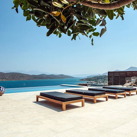 Feel serenaded by the views whilst relaxing by the pool