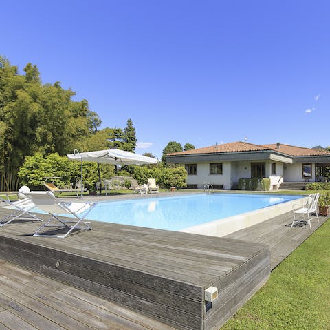 Cool off in your private pool