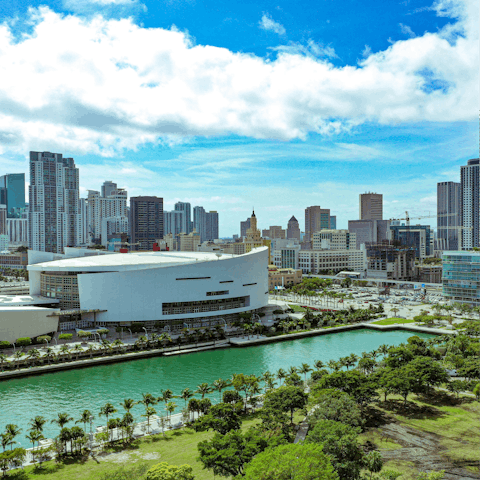 Explore downtown Miami, just a few blocks away