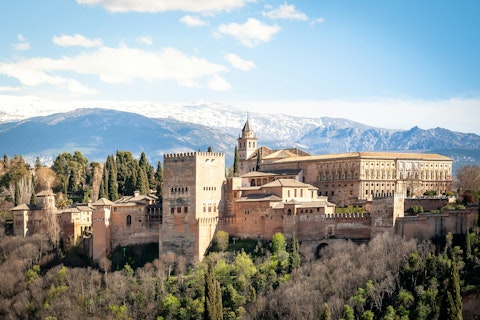 Climb to the top of the Alhambra for stunning views, a twenty-minute walk or bus ride