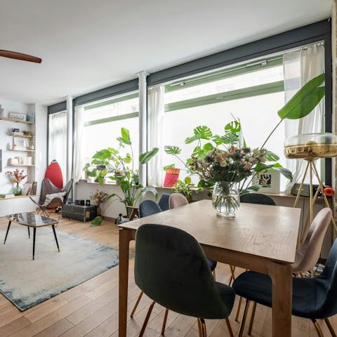 Soak up the period charm of this beautiful plant-filled home