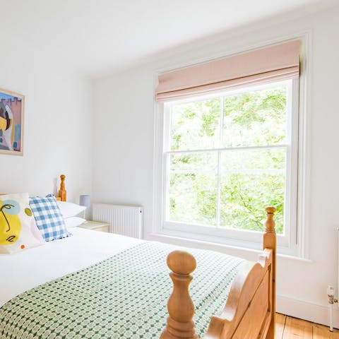 Wake up after a restful sleep to a view of your wonderfully green, fairytale surroundings