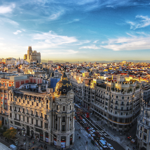 Explore the many attractions Madrid has to offer, including  Gran Vía a short stroll away