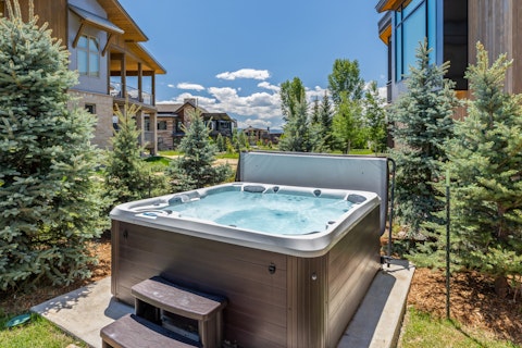 Soak among the pine trees after a day on the slopes