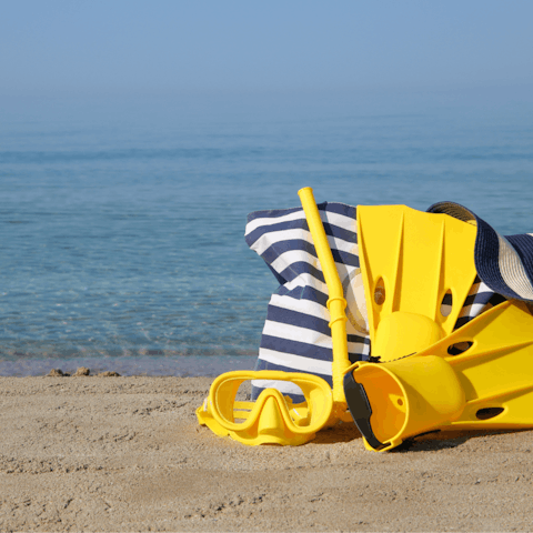 Just a couple of minutes away from the beach