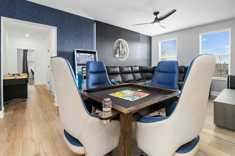 Spend long evenings with family and friends in the games loft