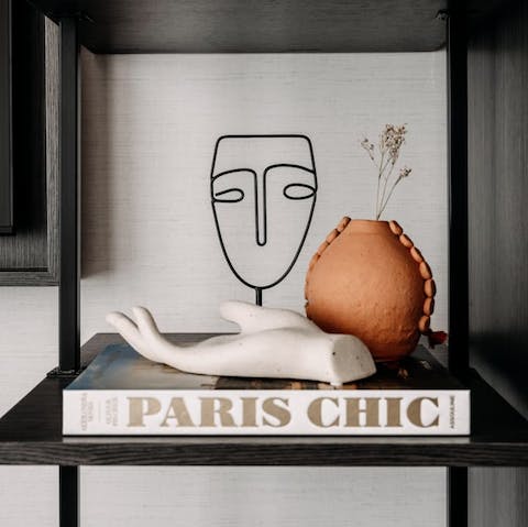 Pour a glass of wine and read the design books here