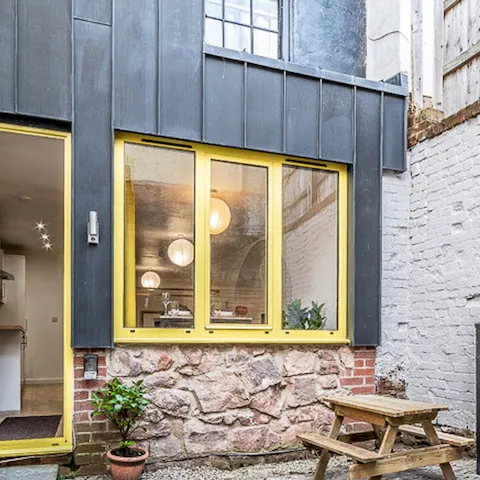 Enjoy your morning coffee out in the garden