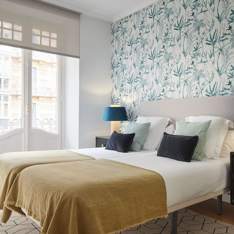 Wake up and sip your coffee on the balcony