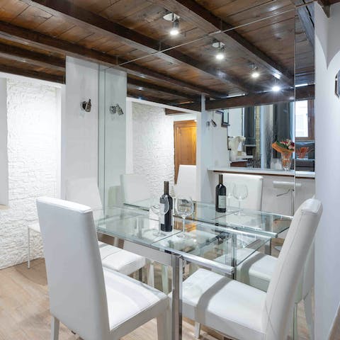 Savour the sweetness of Italian living around the dining table