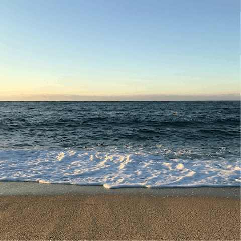 Hang out on San Vito lo Capo Beach, just 80 metres away