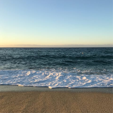 Hang out on San Vito lo Capo Beach, just 80 metres away