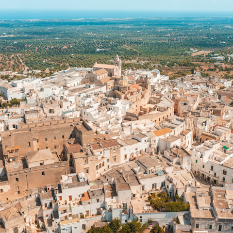 Stay just ten minutes outside of historic Ostuni