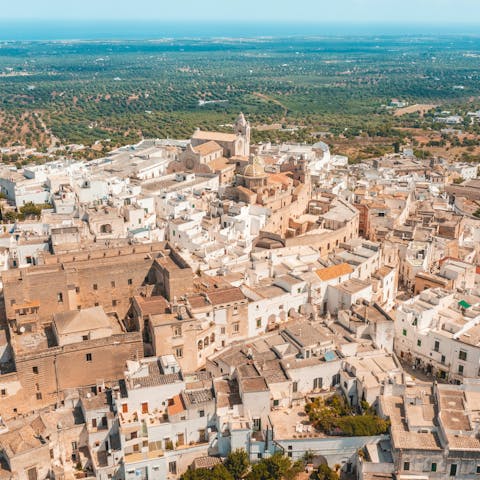 Stay just ten minutes outside of historic Ostuni