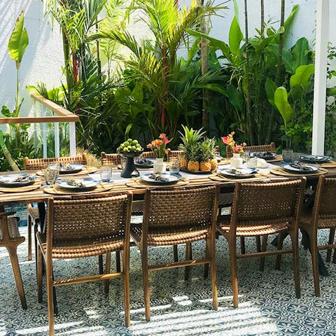 Savour delicious meals prepared by a private chef