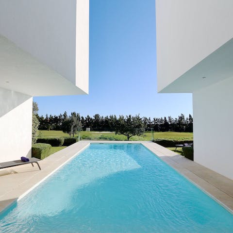 Spend all day dipping in and out of the private pool