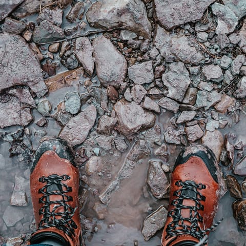 Ditch the skis and don your hiking boots to experience the mountains by foot