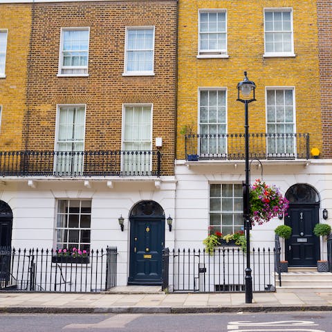 Take the tube to Central London in twenty minutes