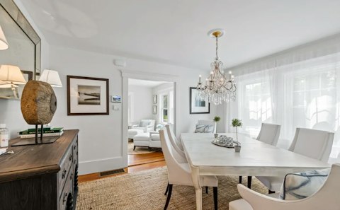 Share evening meals together in the dining room