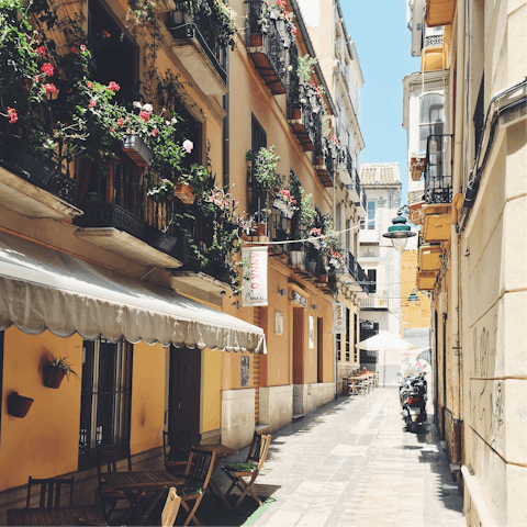 Immerse yourself in Spanish culture in the centre of Benalmadena pueblo, just a five-minute walk from the villa