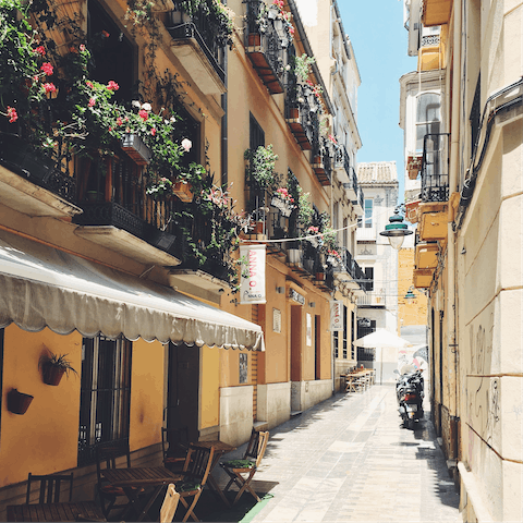 Immerse yourself in Spanish culture in the centre of Benalmadena pueblo, just a five-minute walk from the villa