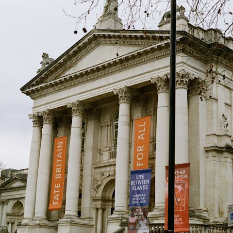 Soak up the stunning art on display at nearby Tate Britain