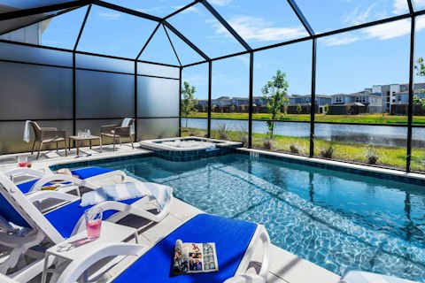 Swim or soak with open water views stretching beyond