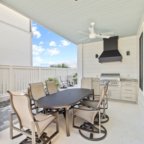 Light up the barbecue for breezy evening meals