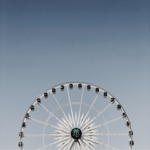 Rub shoulders with the A-list at Coachella, a fifteen-minute drive away