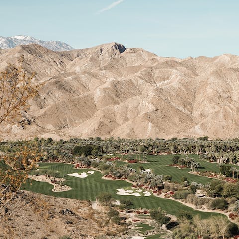 Tee off at the PGA Championship golf course 6 miles away
