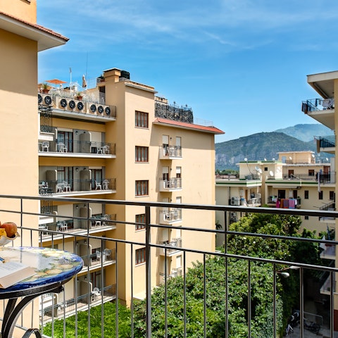 Chase the Sorrento sunshine from one of two balconies